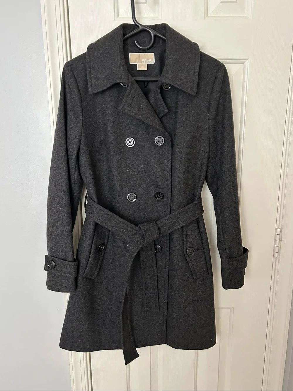 Michael Kors Classy Timeless Chic Blended Wool Coat, Outerwear